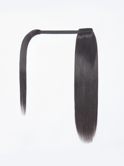 Élorvane 100% Human Hair High-Density 10-Sec Ponytail Hairstyle Drawstring Ponytail Hair Extensions Ponytail