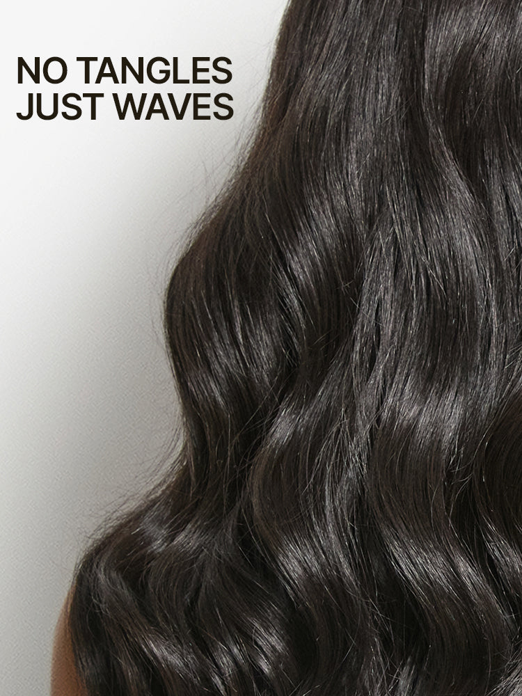 Élorvane Synthetic Fiber + Human Hair Middle Part Loose Wave Wig Glueless Ready To Wear